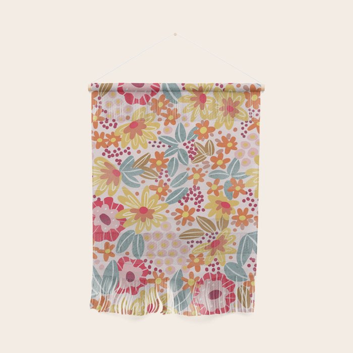 Alicia Pink Pattern Wall Hanging Gallery Image 1