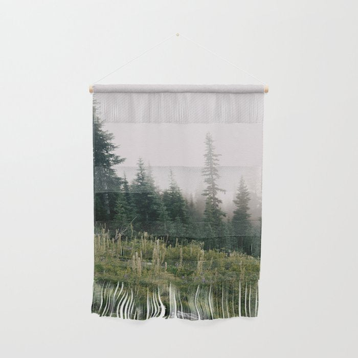Foggy Green Forest Wall Hanging Gallery Image 1