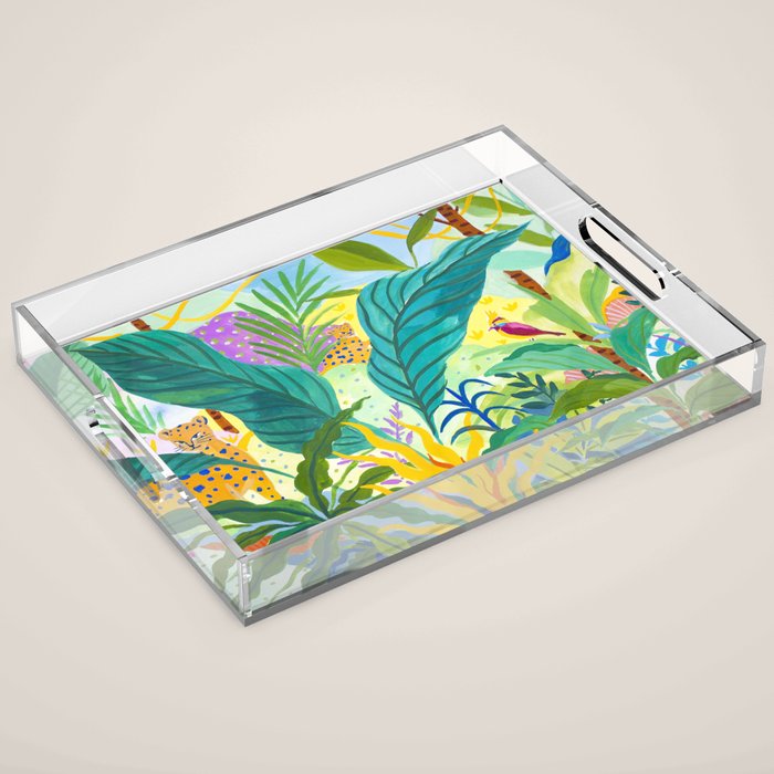Paradise Jungle Acrylic Tray Gallery Image 1