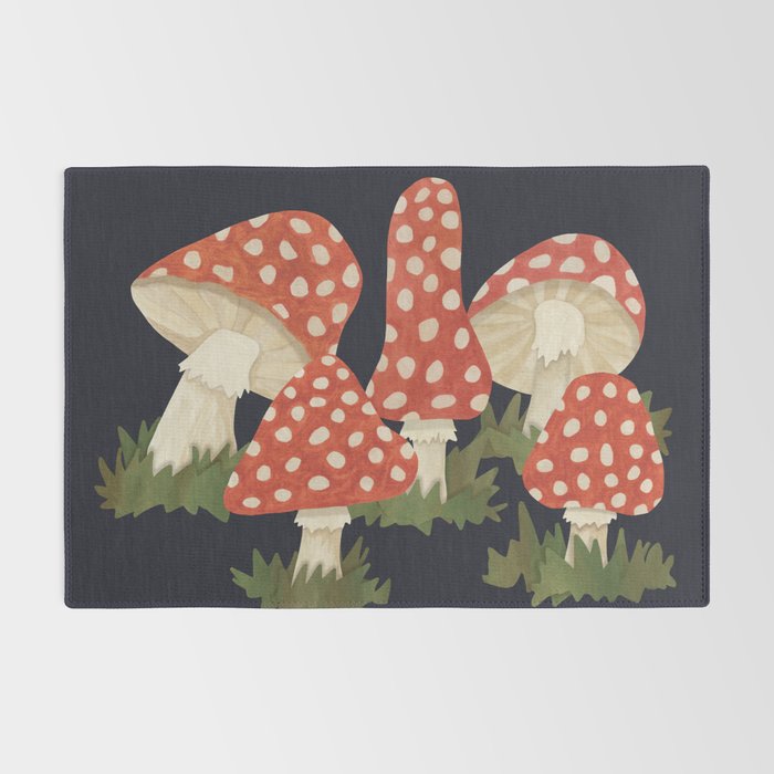 Poison Mushrooms Rug Gallery Image 2