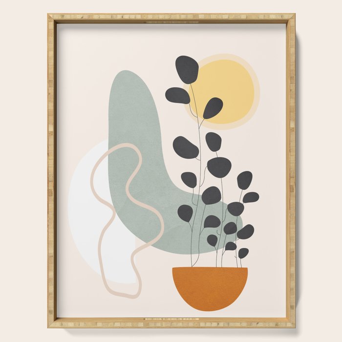 Abstract Geometry 44 Serving Tray Gallery Image 1
