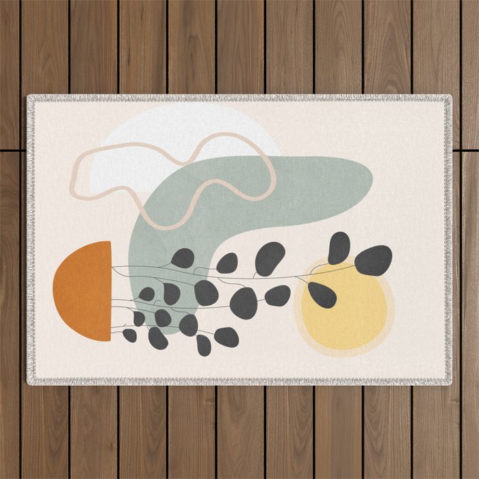 Abstract Geometry 44 Outdoor Rug Gallery Image 1