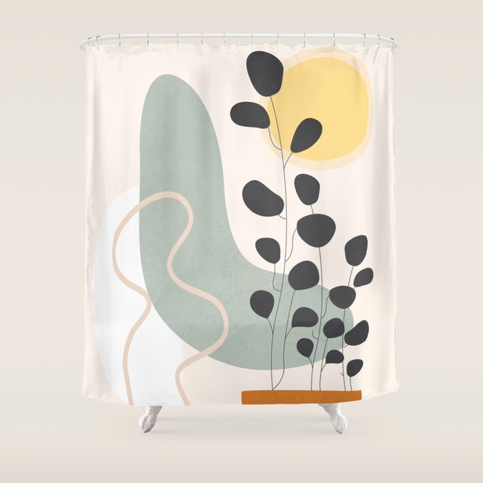 Abstract Geometry 44 Shower Curtain Gallery Image 1