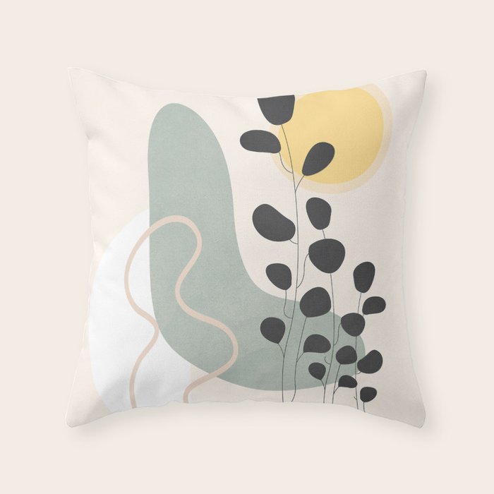 Abstract Geometry 44 Throw Pillow Gallery Image 1
