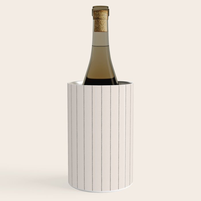 French Cream Linen Stripe Wine Chiller Gallery Image 3