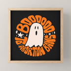 Boo to Abortion Bans Mini Art Print Gallery Image 1