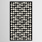 Card Suit Motifs I Black and White Tablecloth Gallery Image 2