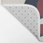 Minimalist Retro Shapes II Bath Mat Gallery Image 2