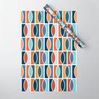 Colorful Mid Century design Wrapping Paper Gallery Image 1