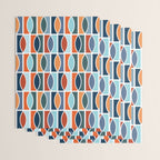 Colorful Mid Century design Wrapping Paper Gallery Image 3