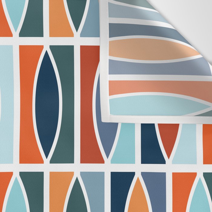 Colorful Mid Century design Wall Tapestry Gallery Image 3