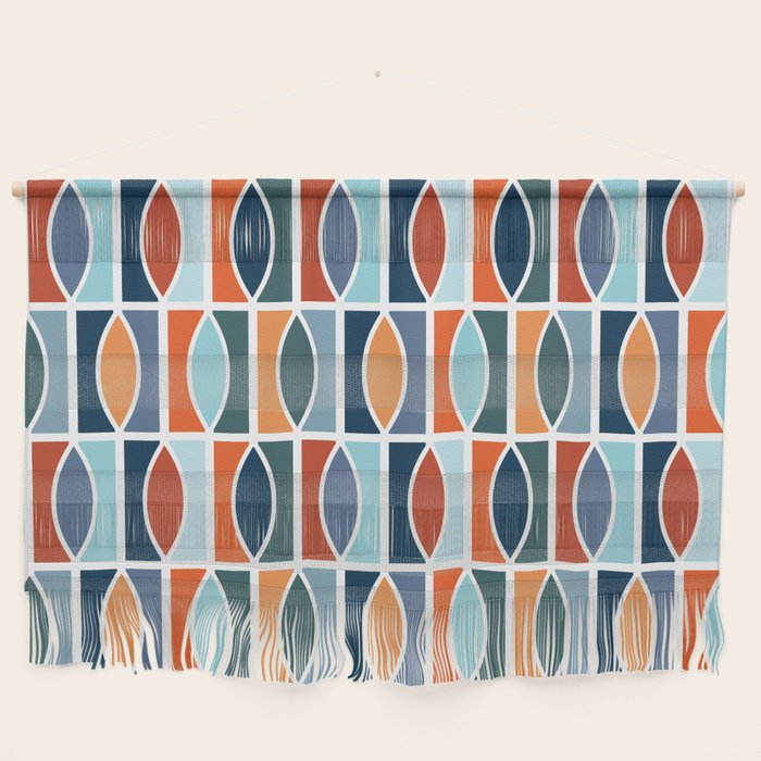 Colorful Mid Century design Wall Hanging Gallery Image 1