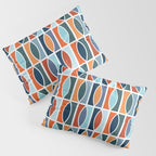 Colorful Mid Century design Pillow Sham Gallery Image 3