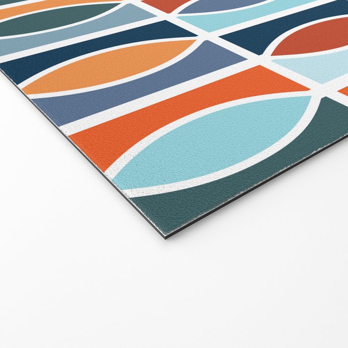 Colorful Mid Century design Welcome Mat Gallery Image 2