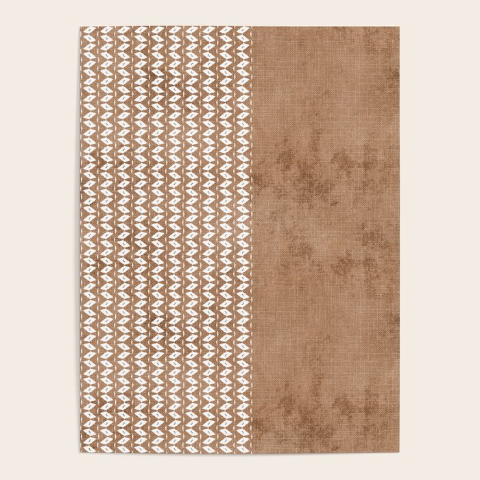 Two Toned Tan Texture Poster Gallery Image 1