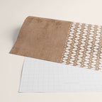 Two Toned Tan Texture Wrapping Paper Gallery Image 2