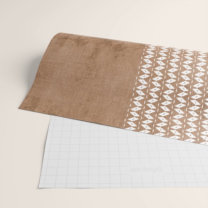 Two Toned Tan Texture Wrapping Paper Gallery Image 2