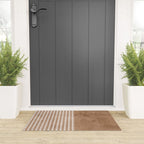 Two Toned Tan Texture Welcome Mat Gallery Image 3