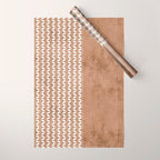 Two Toned Tan Texture Wrapping Paper Gallery Image 1