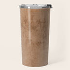 Two Toned Tan Texture Travel Mug Gallery Image 2