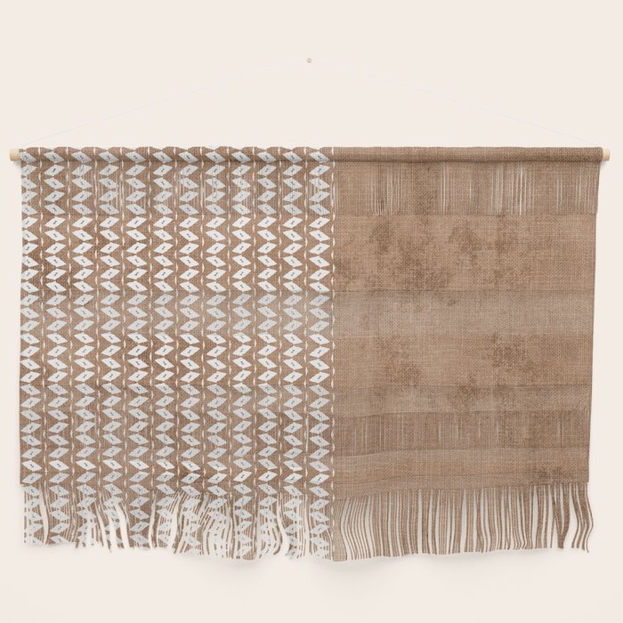 Two Toned Tan Texture Wall Hanging Gallery Image 1