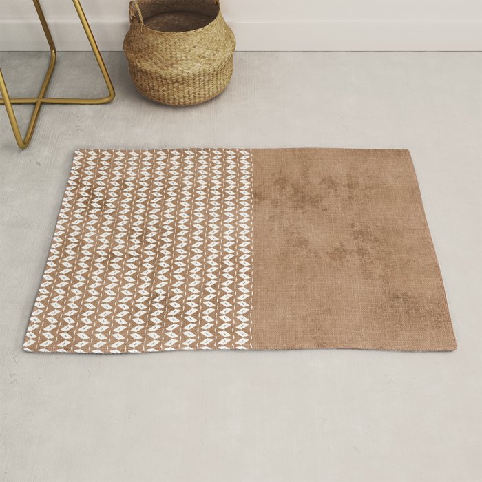 Two Toned Tan Texture Rug Gallery Image 1
