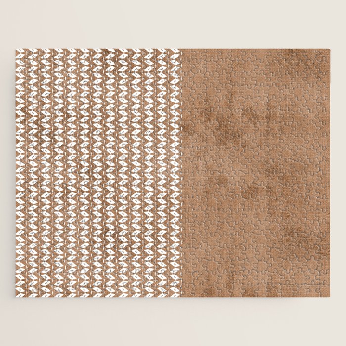 Two Toned Tan Texture Jigsaw Puzzle Gallery Image 1