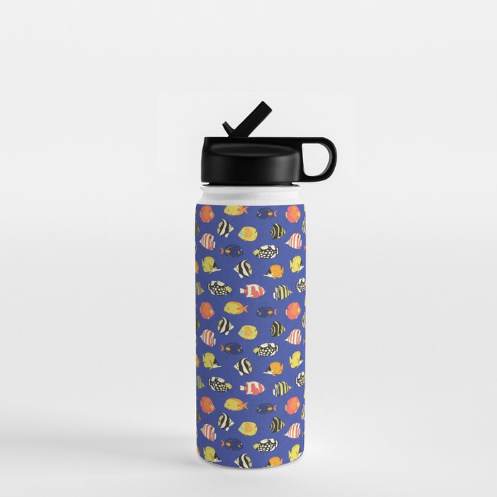 Exotic School Of Reef Fish Water Bottle Gallery Image 1