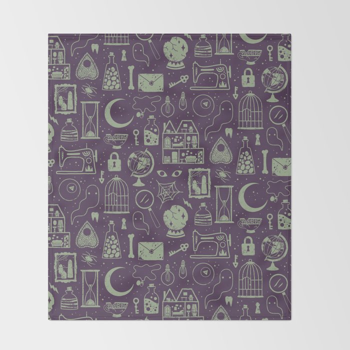 Haunted Attic: Phantom Throw Blanket Gallery Image 2