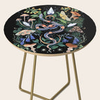 Mushroom Snake Crystals Garden Side Table Gallery Image 2