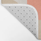 Shapes abstract pastel II Bath Mat Gallery Image 2