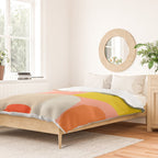 Shapes abstract pastel II Duvet Cover Gallery Image 2