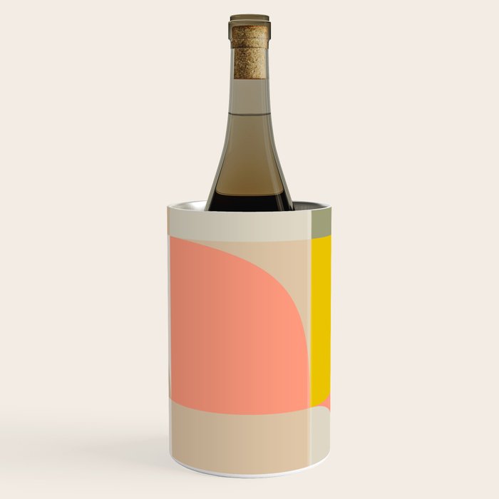 Shapes abstract pastel II Wine Chiller Gallery Image 1