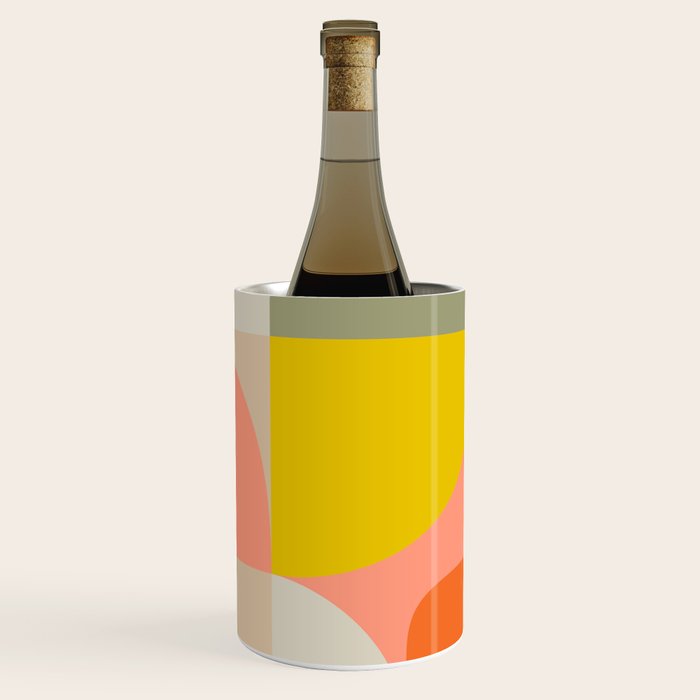 Shapes abstract pastel II Wine Chiller Gallery Image 3