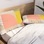 Shapes abstract pastel II Pillow Sham Gallery Image 2