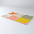 Shapes abstract pastel II Rug Gallery Image 3