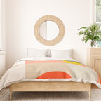 Shapes abstract pastel II Duvet Cover Gallery Image 3
