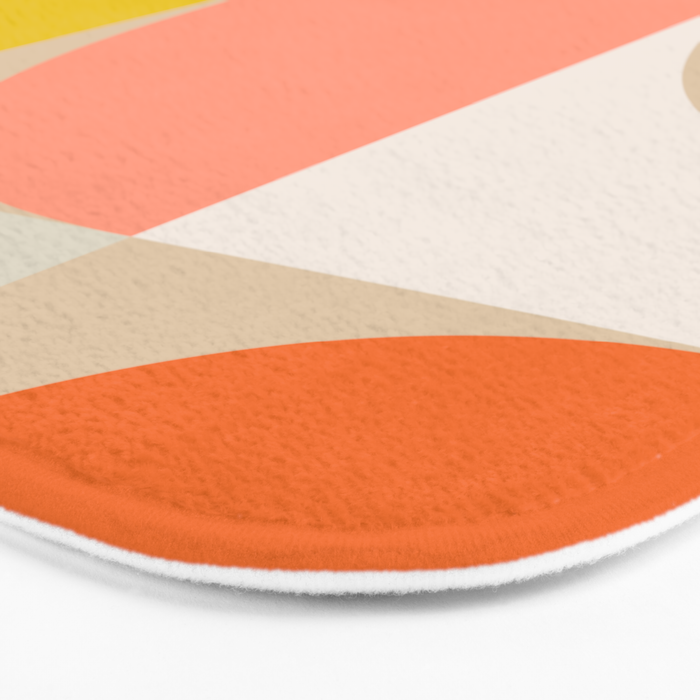 Shapes abstract pastel II Bath Mat Gallery Image 3