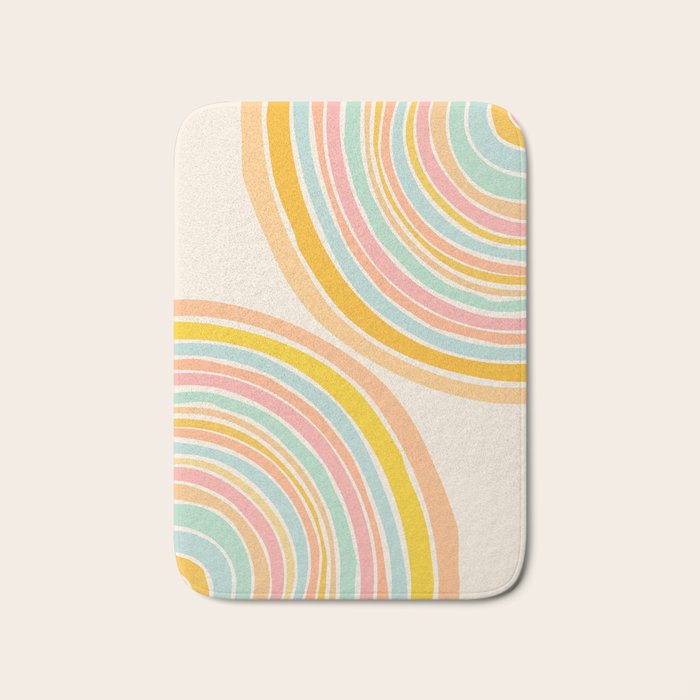 Rainbow Reflections Bath Mat Gallery Image 1