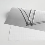 Construction of the Golden Gate Bridge, 1935, San Francisco Bay black and white photograph Wrapping Paper Gallery Image 2