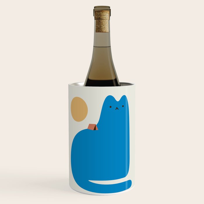 Cat Landscape 118B: Purrfect Campsite B Wine Chiller Gallery Image 1