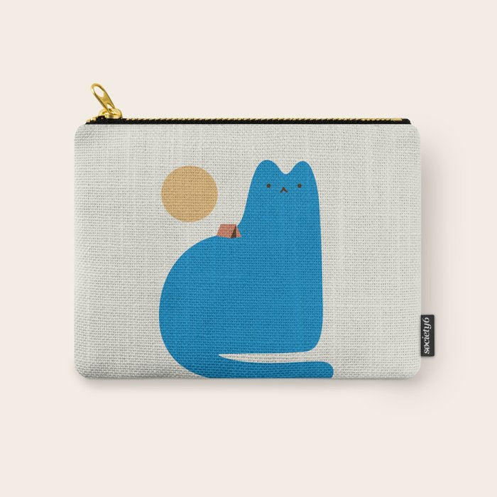 Cat Landscape 118B: Purrfect Campsite B Carry All Pouch Gallery Image 1