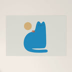 Cat Landscape 118B: Purrfect Campsite B Welcome Mat Gallery Image 1