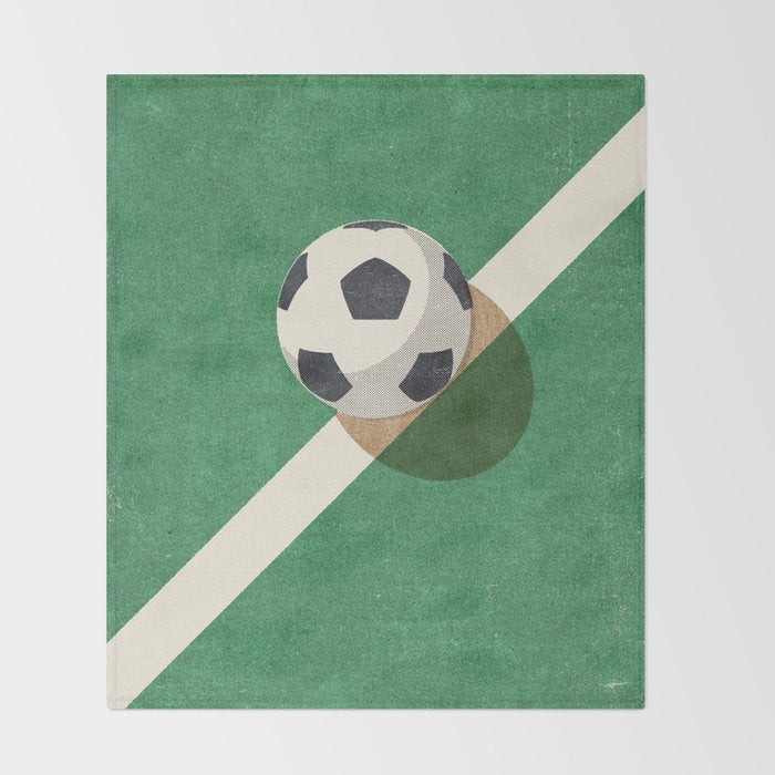 BALLS / Football Throw Blanket Gallery Image 2