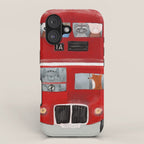 the little big red bus iPhone Case Gallery Image 1