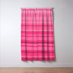 Pinkshades Serrate Stripes Irregular Vertical Stripe Pattern in Pink Tones Window Curtain Gallery Image 3
