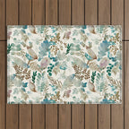 Autumn Botanical Bliss  Outdoor Rug Gallery Image 1