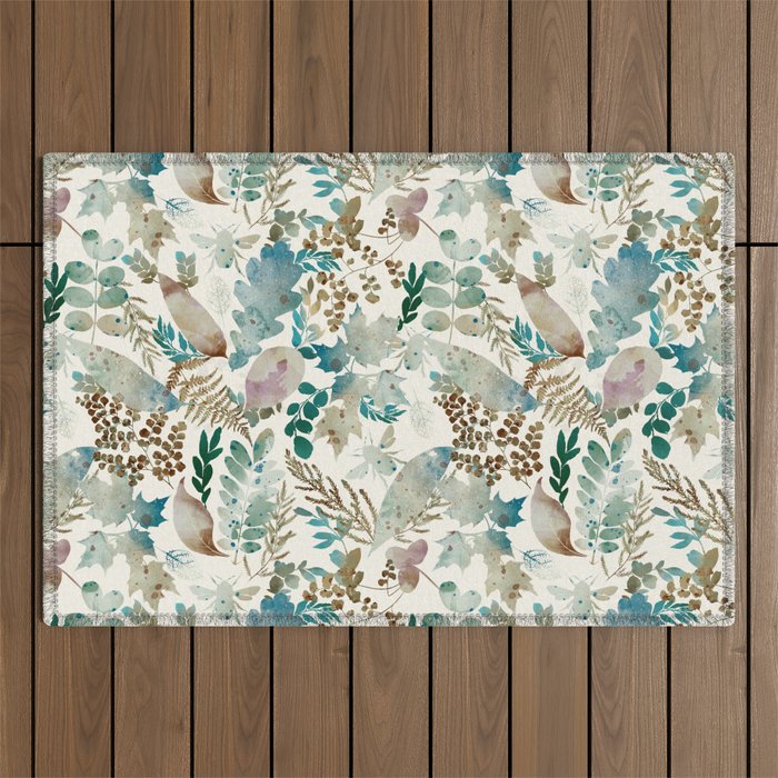 Autumn Botanical Bliss  Outdoor Rug Gallery Image 1