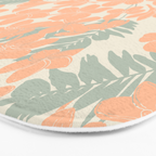 Exotical flowering blooms AH Bath Mat Gallery Image 3