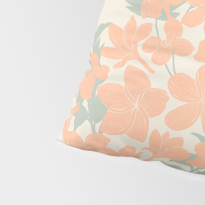 Exotical flowering blooms AH Pillow Sham Gallery Image 4